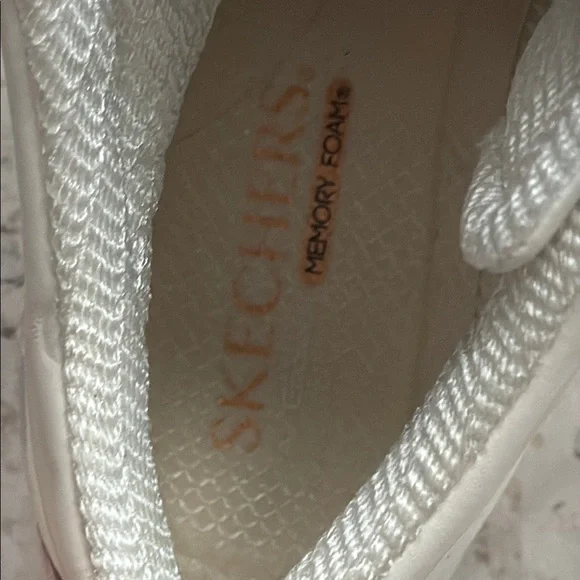 Skechers Cream and Pink High-Top Sneakers - Picture 3 of 5